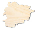 Unfinished Wood Andorra Shape - Country - Craft - up to 46" DIY