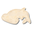 Unfinished Wood Etched Hammerhead Shark Shape | Paint By Line Crafts | up to 30" DIY