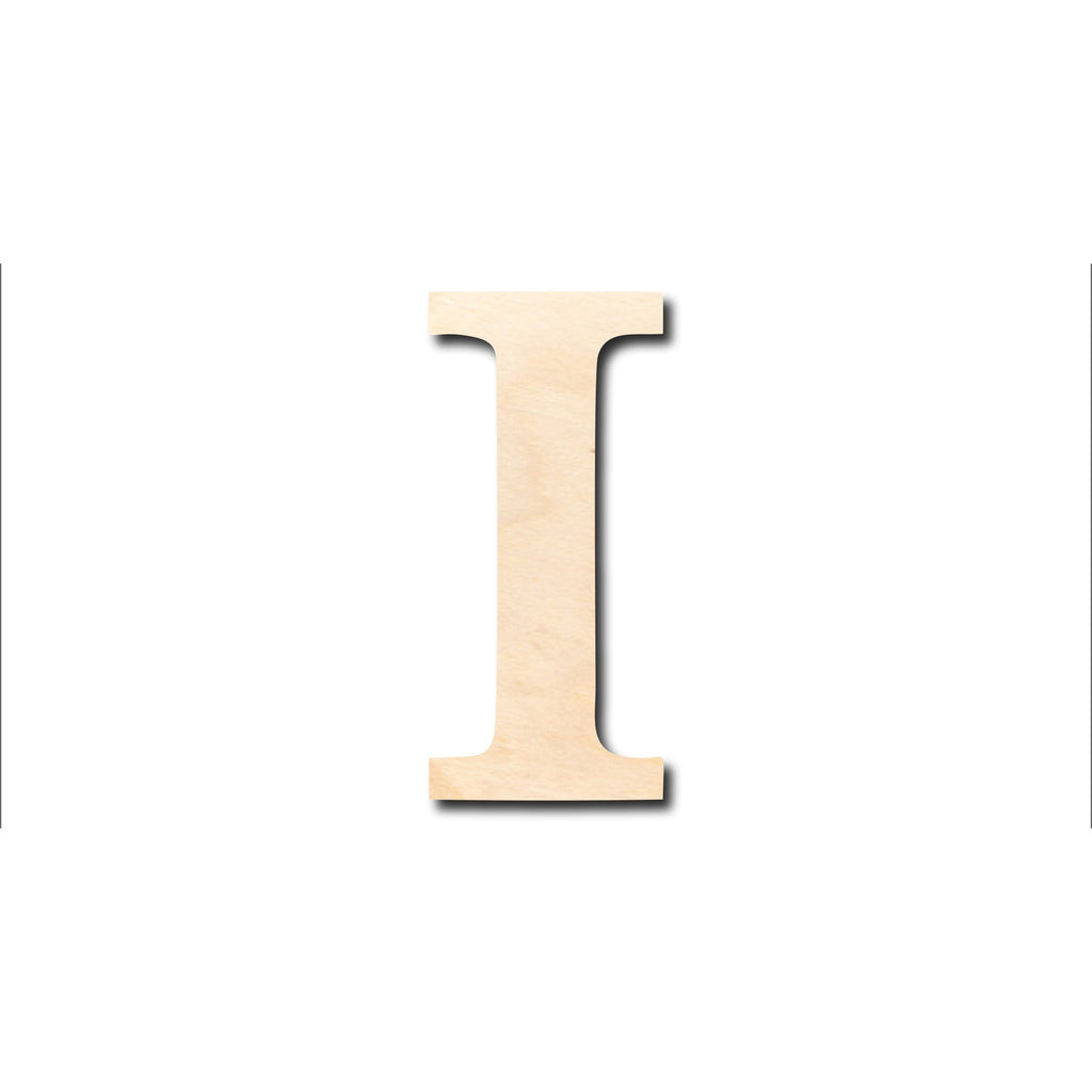 Unfinished Wood Bold Iota Shape - Craft - up to 46" DIY
