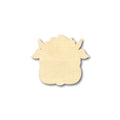 Unfinished Wood Cute Cow Head Shape - Craft - up to 46" DIY