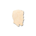 Unfinished Wood Male Mannequin Head Shape - Craft - up to 46" DIY