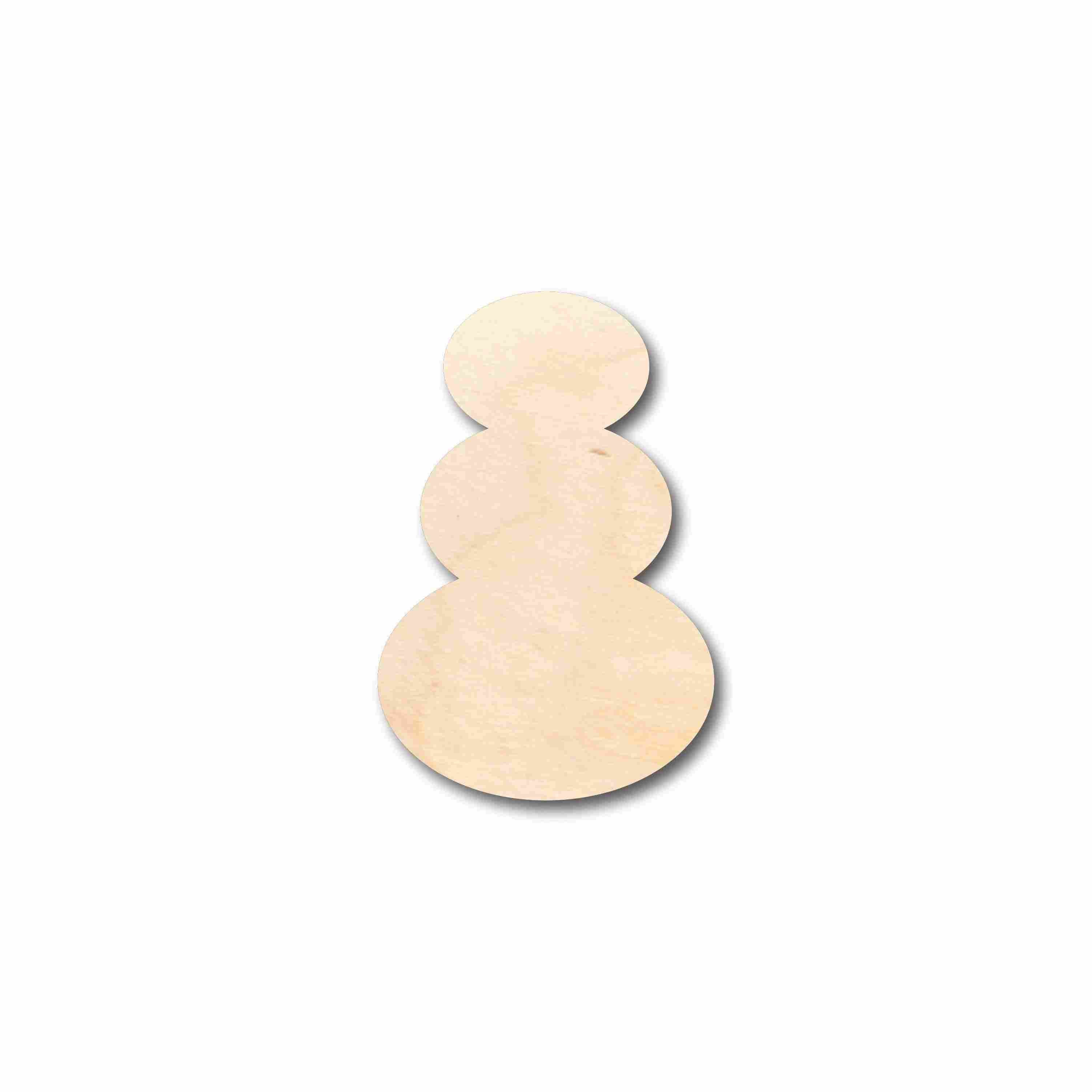 Unfinished Wood Snowman Silhouette - Craft- up to 46" DIY