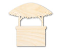 Unfinished Wood Tiki Bar Shape - Craft - up to 46"