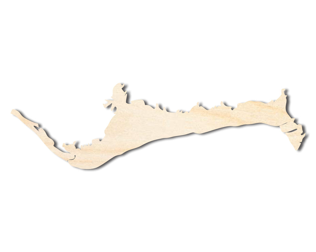 Unfinished Wood Grand Bahama Island Country Shape - Caribbean Craft - up to 46" DIY