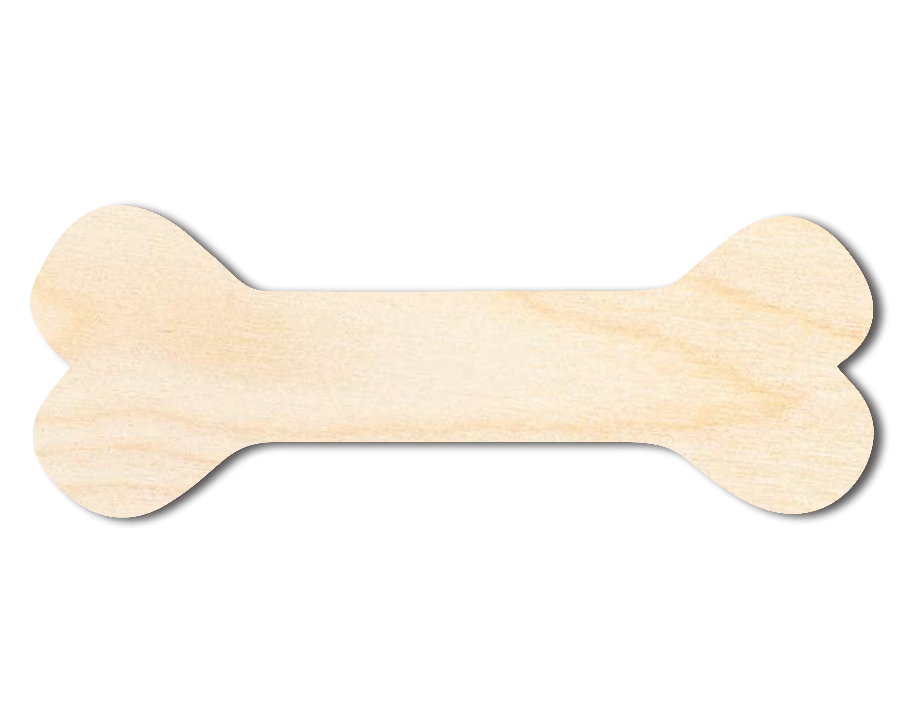 Unfinished Wood Dog Chew Bone Silhouette | DIY Dog Craft Cutout | up to 46" DIY