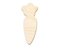 Unfinished Cute Carrot Shape | Easter | DIY Craft Cutout | up to 46" DIY
