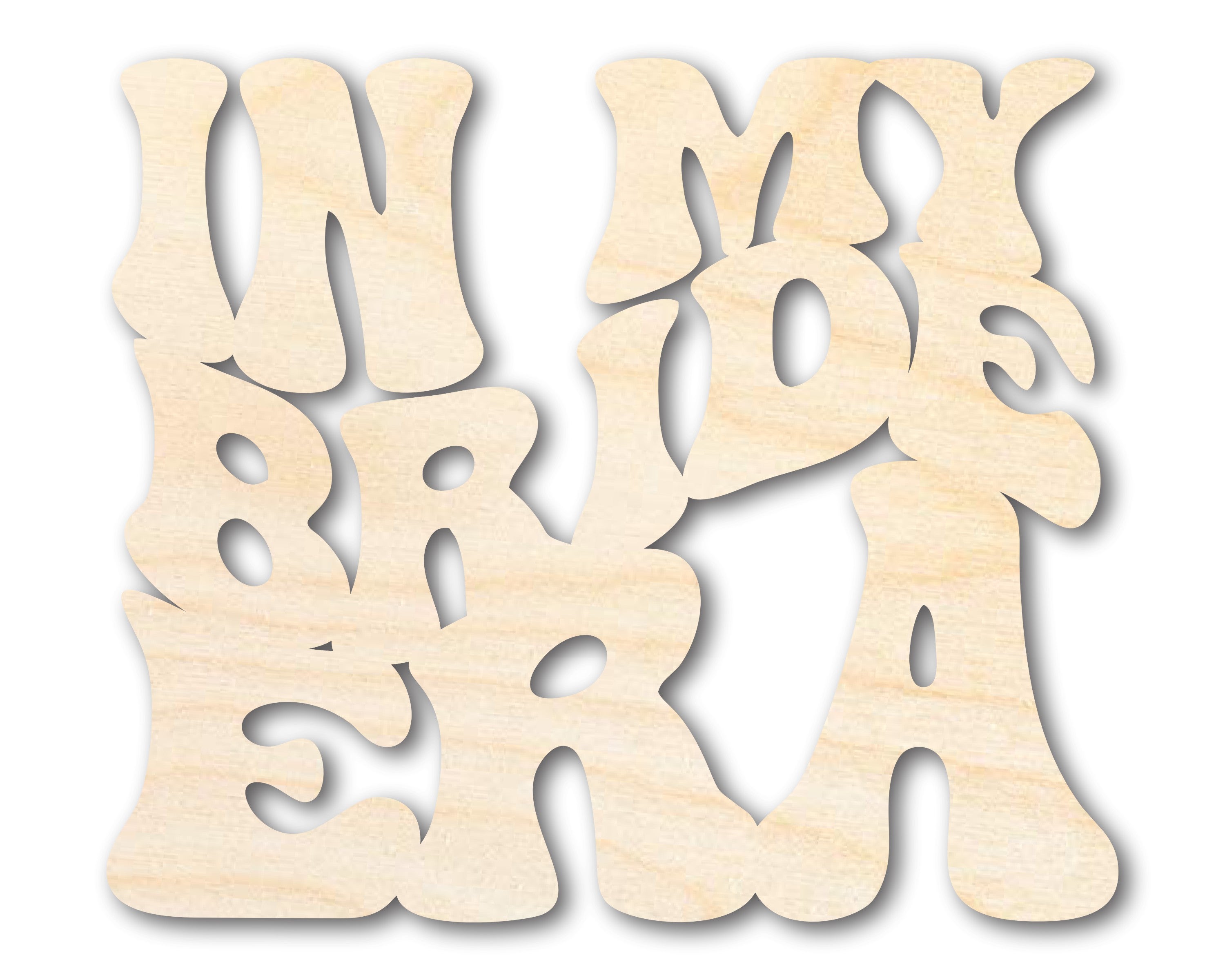 Unfinished Wood In My Bride Era Cutout | DIY Craft Shape | up to 46" DIY
