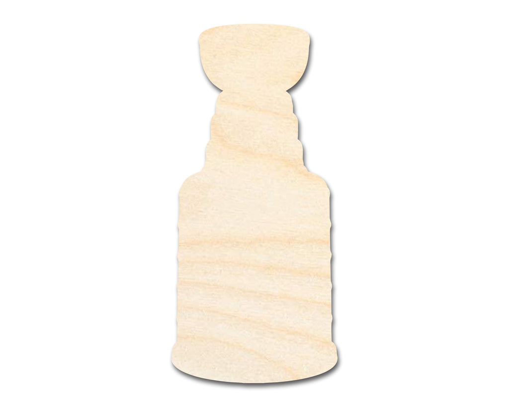 Unfinished Wood Hockey Trophy Shape | DIY Craft Cutout | up to 46" DIY