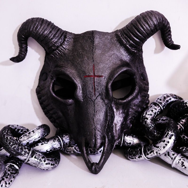 Halloween goat mask