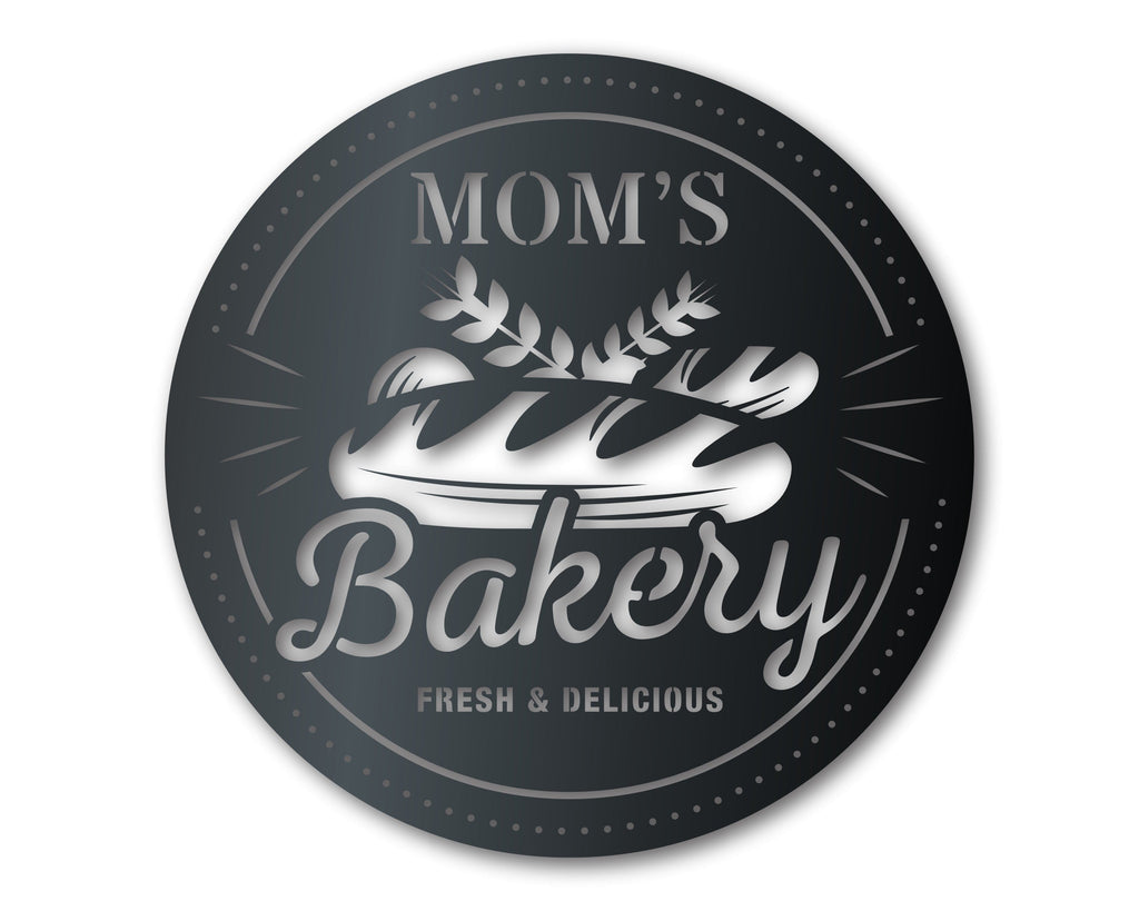 Custom Metal Bakery Wall Art | Indoor Outdoor | Up to 46" | Over 20 Color Options
