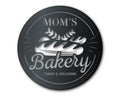 Custom Metal Bakery Wall Art | Indoor Outdoor | Up to 46" | Over 20 Color Options