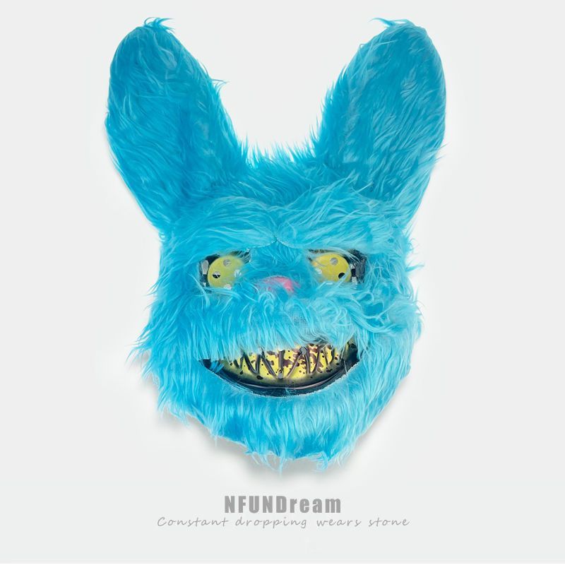 Halloween bloody rabbit mask