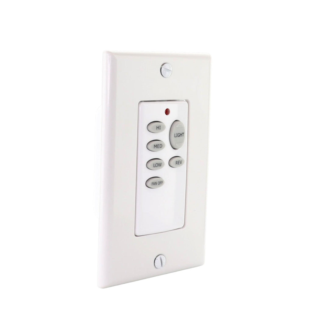 Anderic CHQ9051T Wireless Wall Switch Ceiling Fan Remote Control for 3-Speed Fans with Up & Down Light and Reverse Keys
