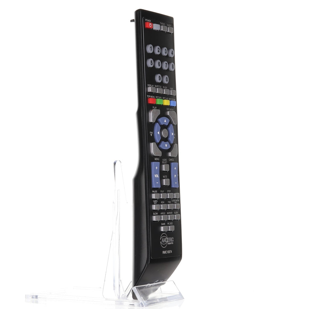 Anderic TV/DVD Remote Control for Toshiba SE-R0305, DC-LWB1, and others - RMC10674