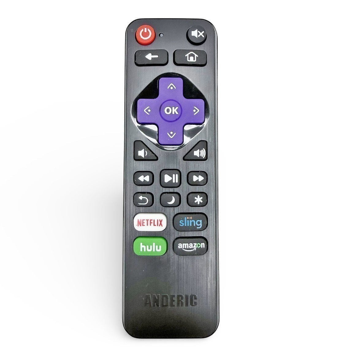 Substitute for Sanyo URMT21CND006 Roku TV Remote Control [RRLF16]