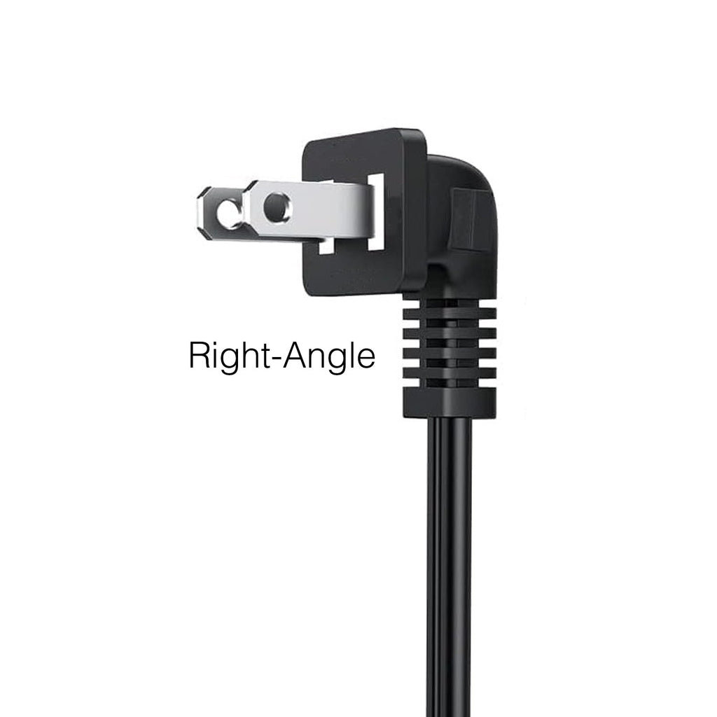 Samsung 3903-000863 AC Power Cable | 5 Ft Figure-8 C7 Non-Polarized Power Cord with Elbow 2-Prong Plug - 3903000863