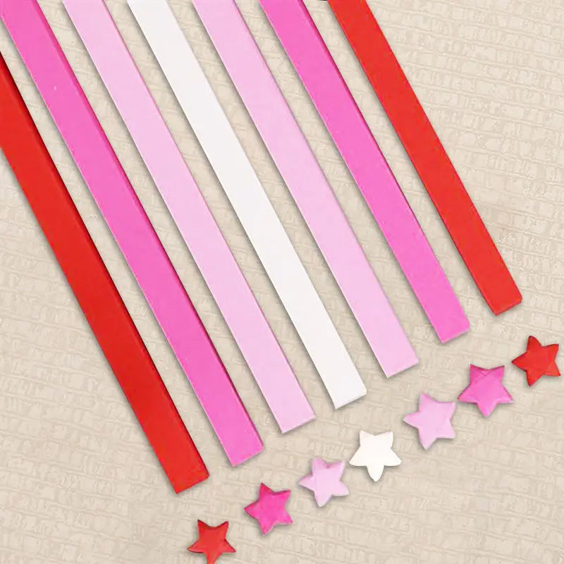 Lucky Star Origami Paper Strips Set – 540 Sheets, 27 Colors