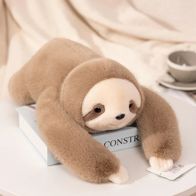 Kawaii Forest Animal Plush Doll – Soft Long-Arm Raccoon & Panda