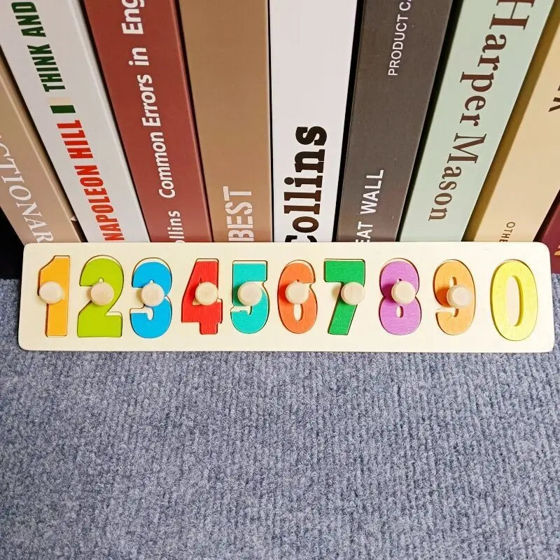 Montessori Wooden Building Blocks – Educational Color & Shape Toy