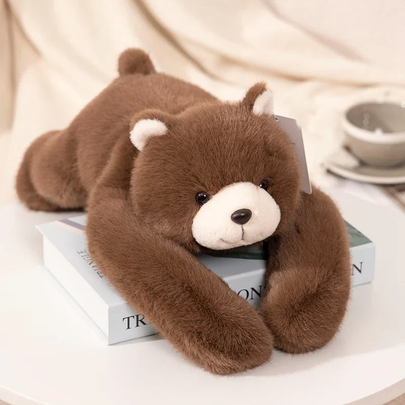 Kawaii Forest Animal Plush Doll – Soft Long-Arm Raccoon & Panda