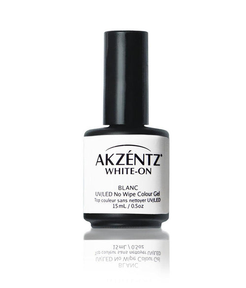 Akzentz White-On No-Cleanse Top Color for Chrome