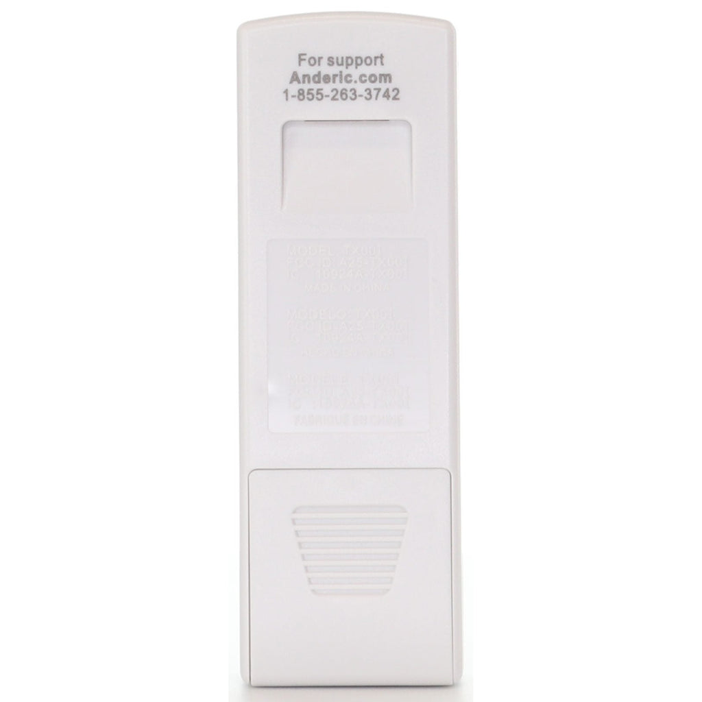 Anderic RRTX00I Replacement Ceiling Fan Remote Control for Harbor Breeze A25-TX00I / TR258A / KUJCE10512