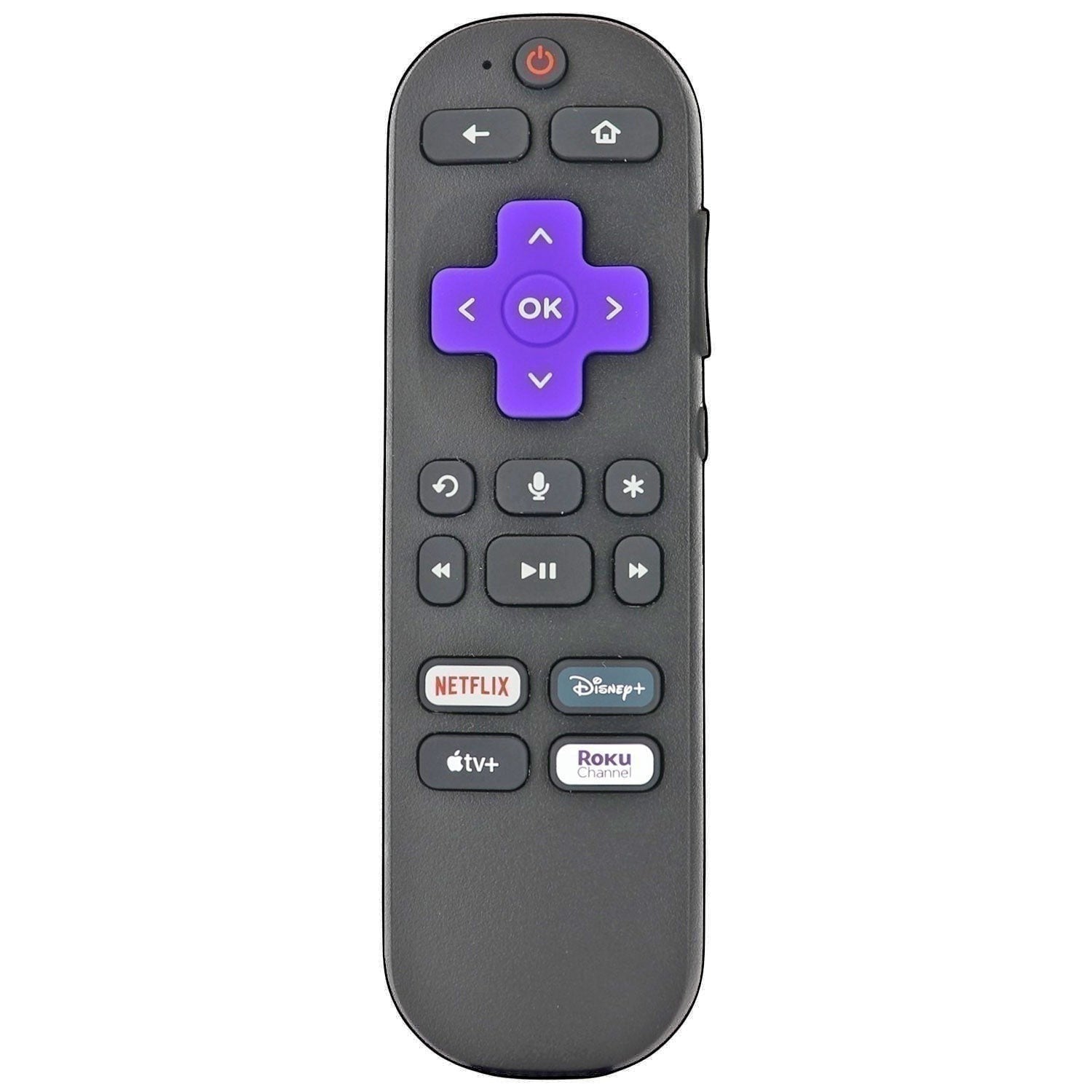 Substitute for Roku RC-GR3 Stick Streaming Remote Control [RCGZ1, NO HEADPHONE JACK]