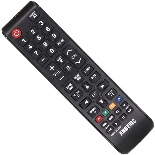 Anderic BN5901199F Replacement TV Remote Control for Samsung BN59-01199F and Similar Models