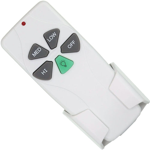Anderic FAN53TW Replacement Ceiling Fan Remote Control for Harbor Breeze CHQ7030T, FAN53T, FAN-11T, 2AAZPFAN53T, CHQ8BT7030T - White