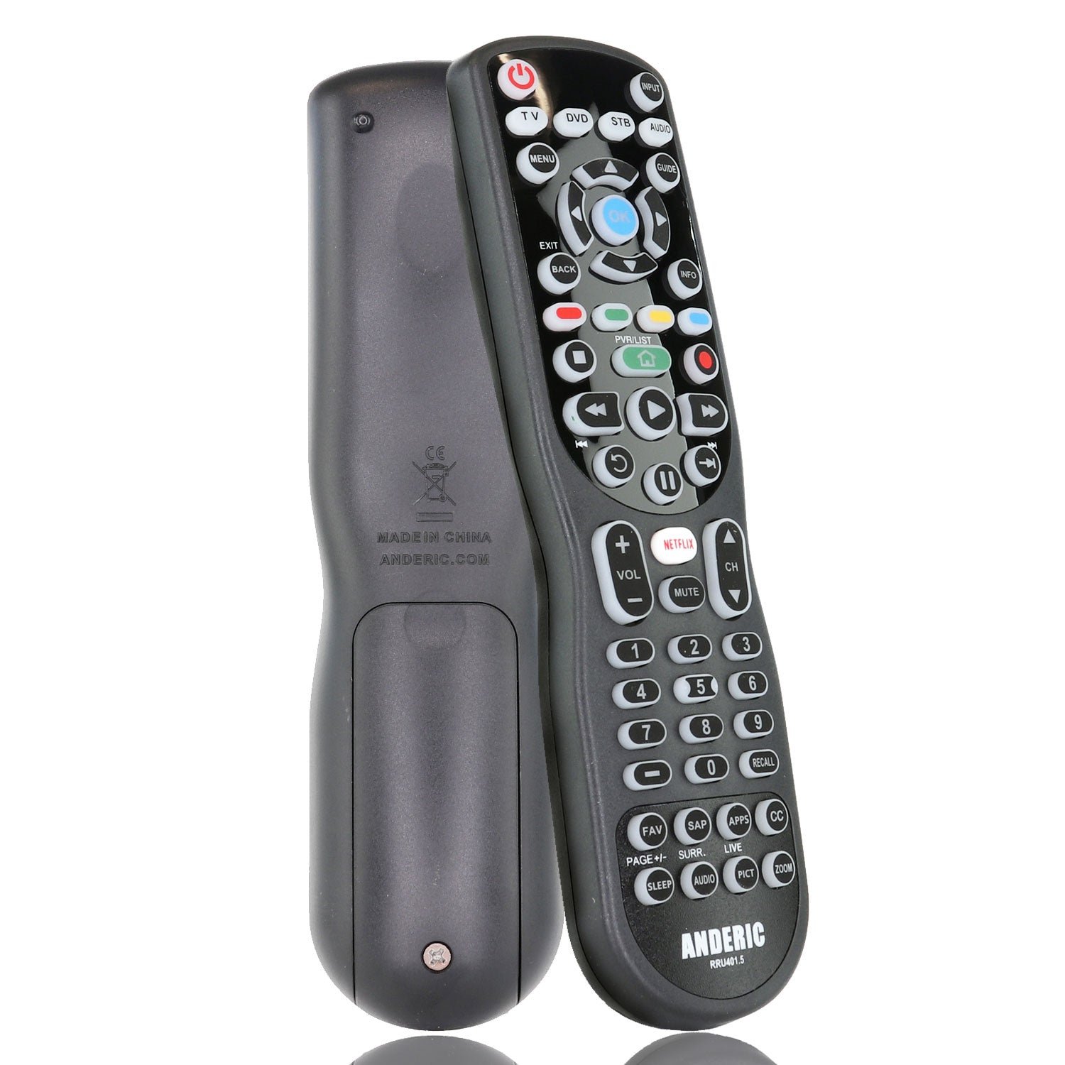 Substitute for RCA RCU300WBL 3-Device Universal Remote Control [RRU401]