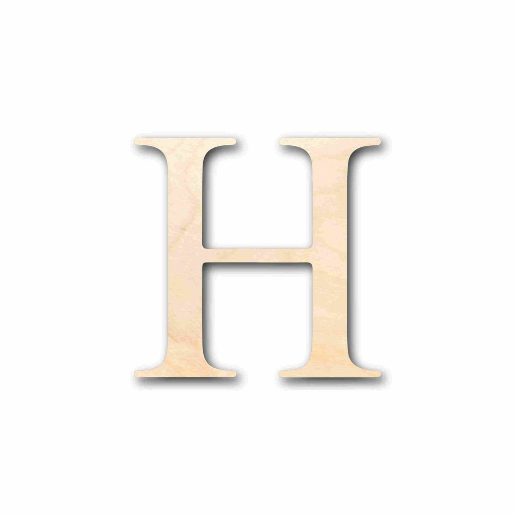 Unfinished Wood Greek letter Eta Silhouette - Craft- up to 46" DIY