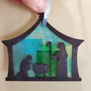 Unfinished Wood Bethlehem Nativity Shape - Christmas - Craft - up to 46" DIY