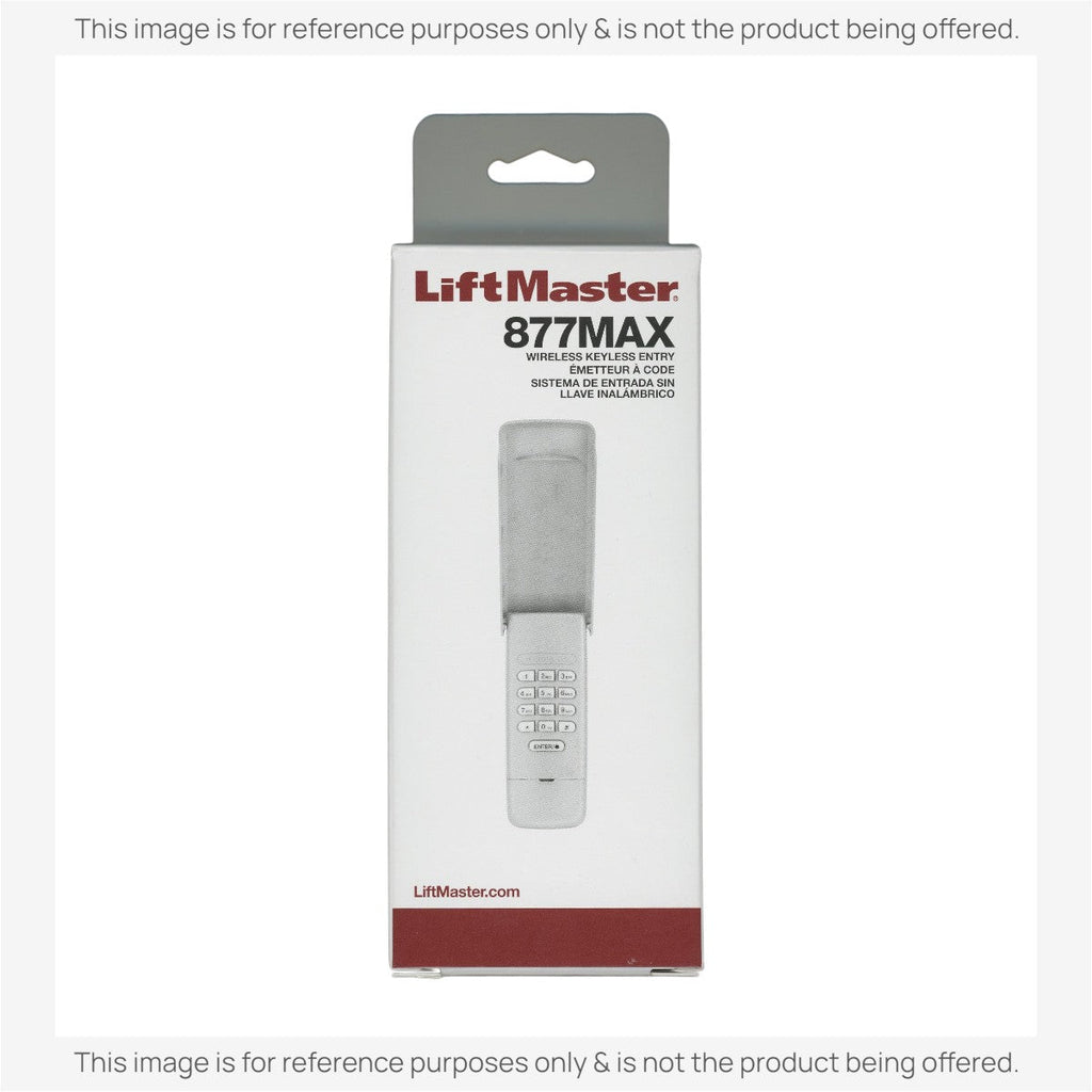 Substitute for LiftMaster 877MAX wireless keypad Garage Door Opener Remote Control [877MAX]