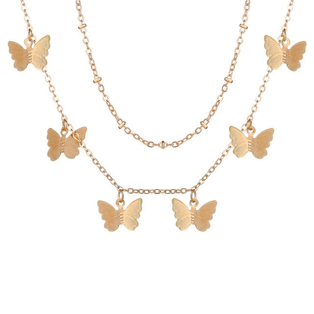 Gold Plated Necklaces Choker for Women,