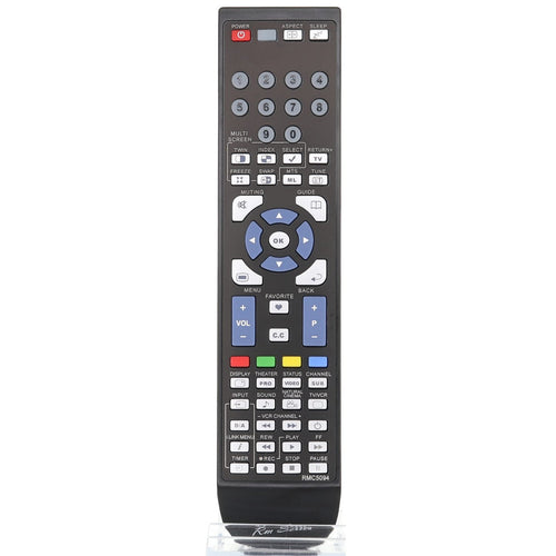 Anderic Replacement TV Remote Control for JVC RM-C322G, RM-C1200G, RM-C14G, and More - RMC5094