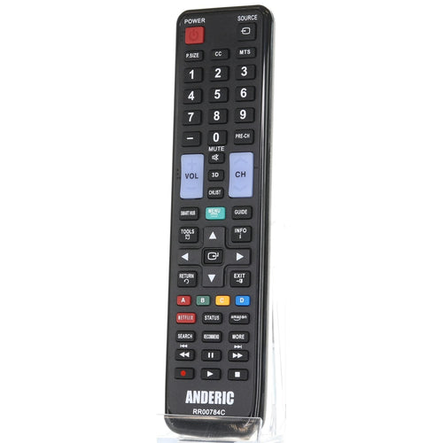 Anderic RR00784C Replacement TV Remote Control for Samsung BN59-00784C and All Similar Models