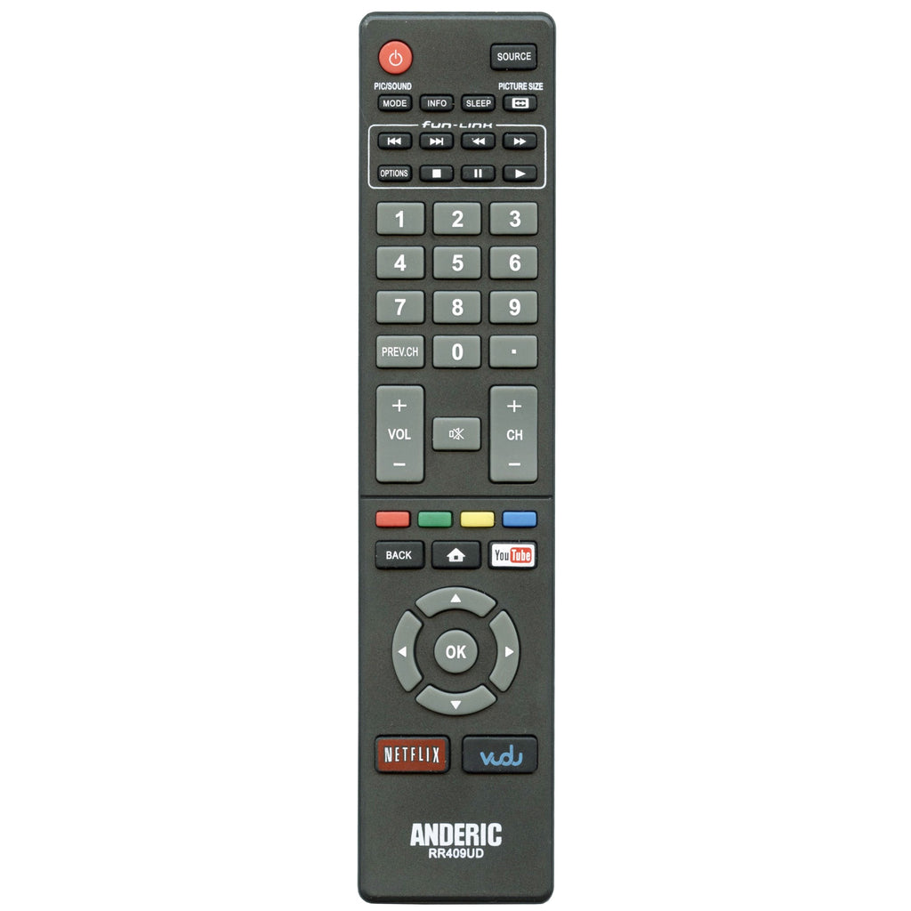Magnavox NH425UD Smart TV Remote Control | Youtube | Netflix | Vudu - NH425UD