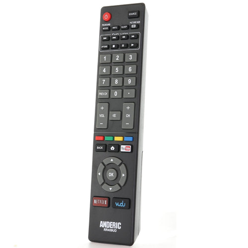 Anderic RR409UD Replacement TV Remote Control for Magnavox and Sanyo NH409UD, NH410UP, and Others