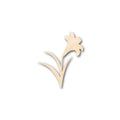 Unfinished Wood Craft Easter Lily Shape - Easter Flower - Craft up to 46" DIY