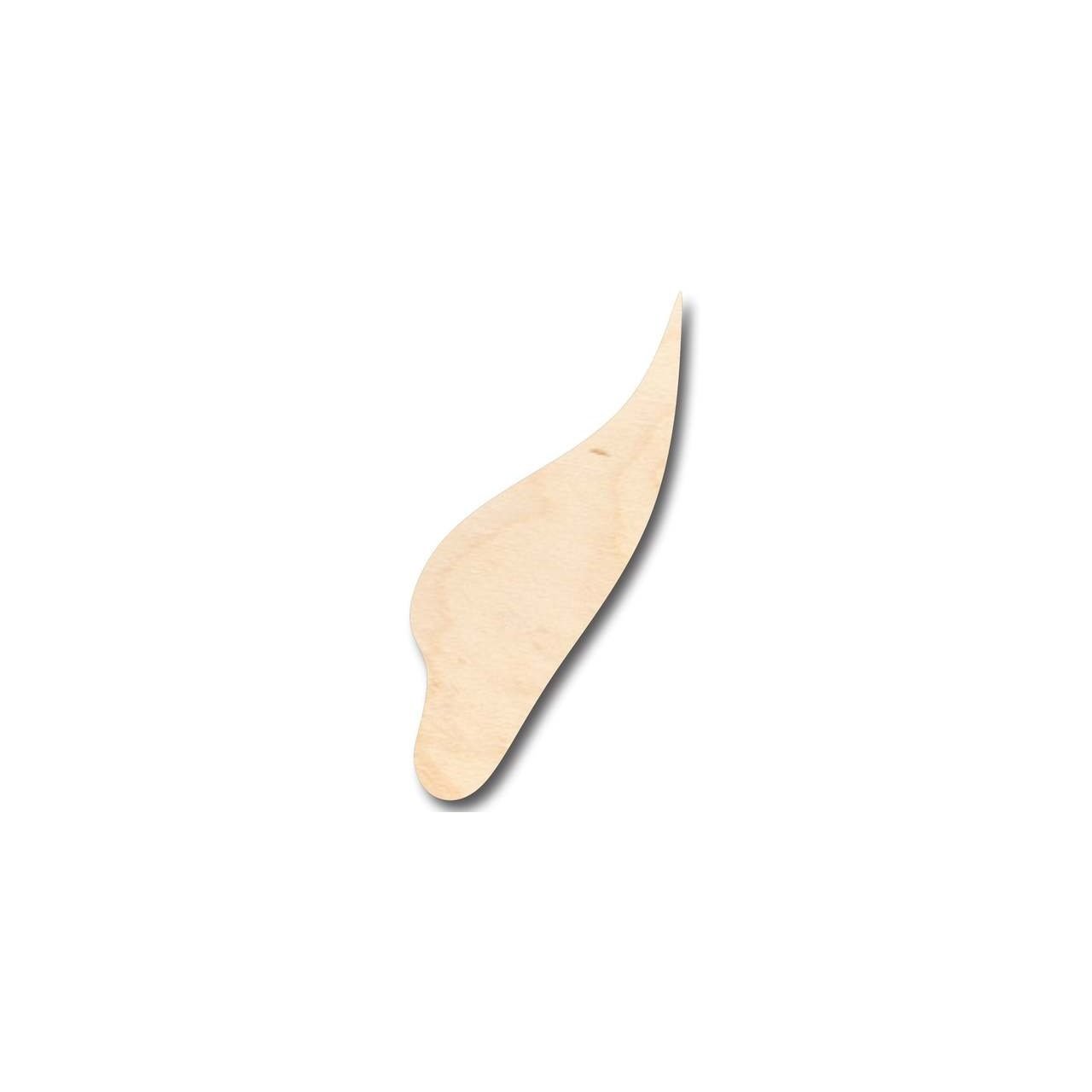 Unfinished Wood Elf Ear Shape - Magic - Costume - Craft - up to 46" DIY