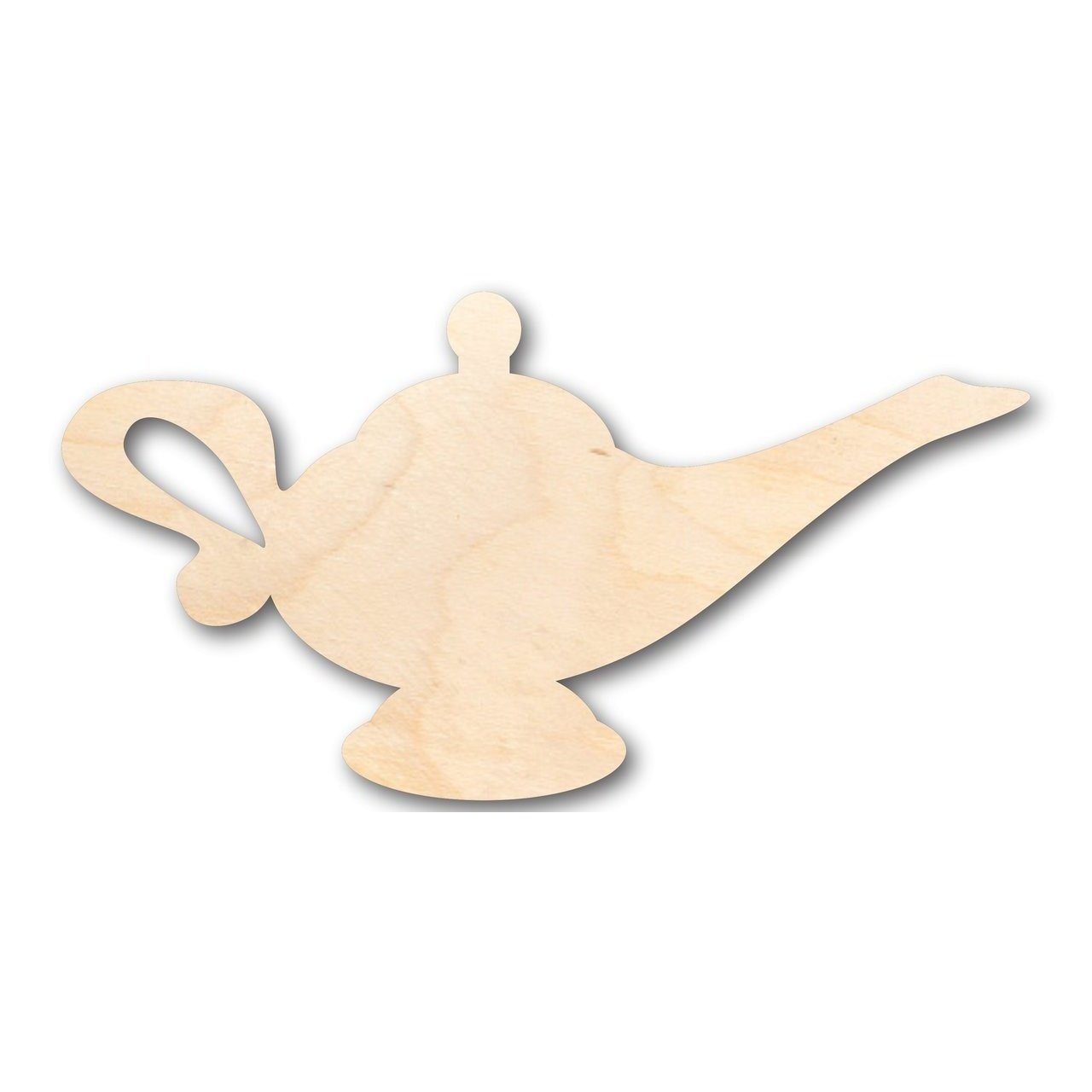 Unfinished Wood Genie's Lamp Shape - Craft - up to 46" DIY
