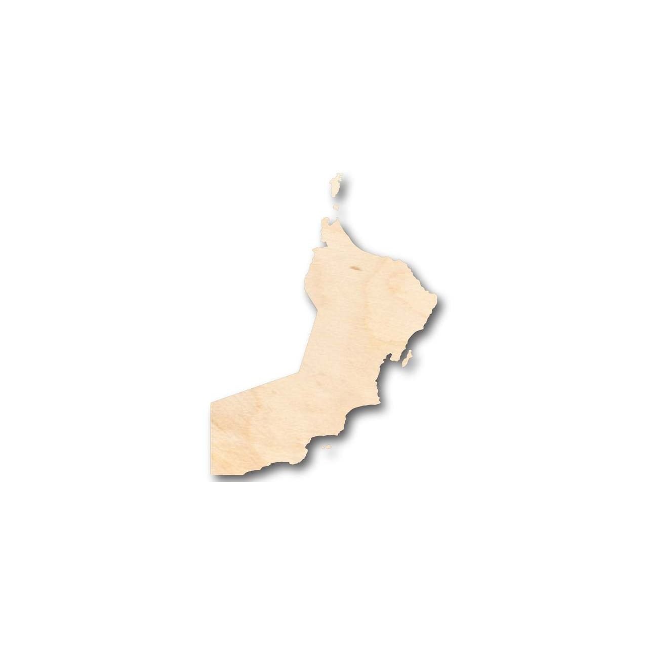 Unfinished Wood Oman Shape - Country - Craft - up to 46" DIY