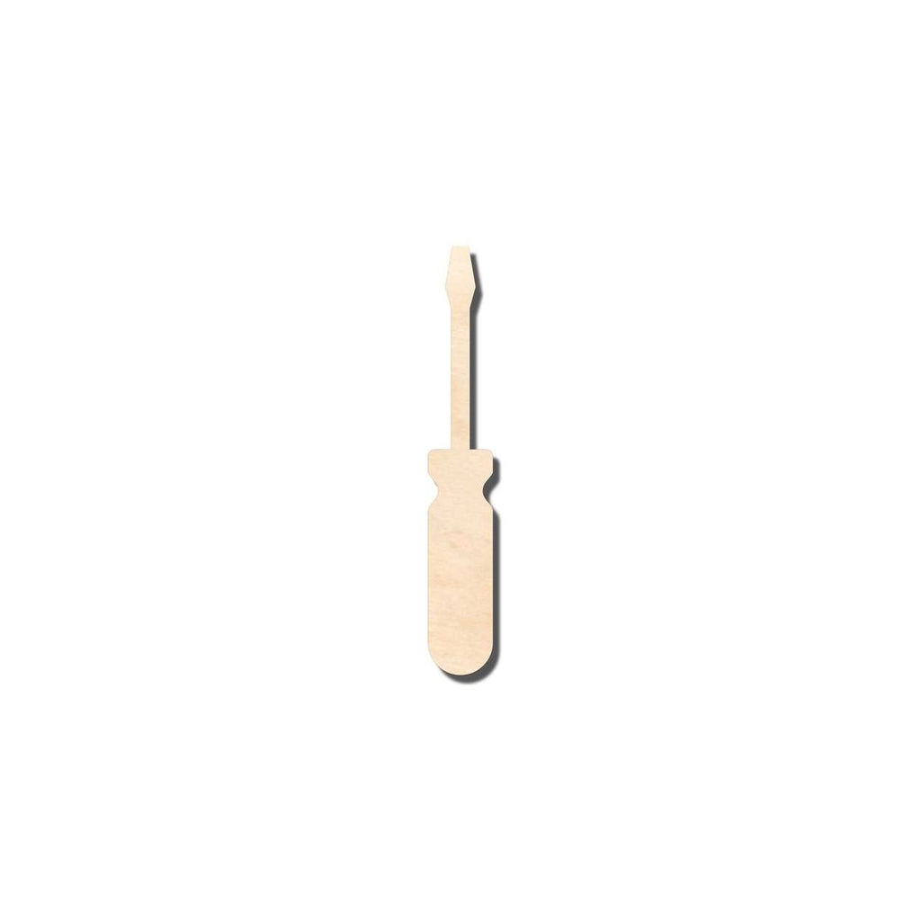 Unfinished Wood Screwdriver Shape - Tool - Craft - up to 46" DIY