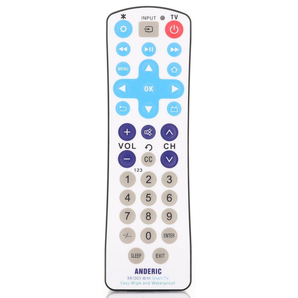 Substitute for RCA 38W766 Antimicrobial 1-Device Universal Remote Control [RR1003]